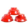 Conjunto de Talheres Descartáveis de Casca de Arroz Vermelho, Conjunto de Quatro Peças, Conjunto de Tigela e Hashi, Conjunto para Banquete de Casamento e Inauguração de Casa, Espessado, Duro e Biodegradável
