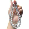 Lanyard para Teléfono de Cadena Doble de Aleación con Mariposa y Circonita, Cadena con Cuentas Espaciadoras Huecas, Cuerda de Color Sólido con Cuentas de Vidrio, Lanyard para Carcasa de Teléfono para Mujer