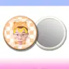 Espejo de Hojalata Tang Lingshan Espejo de Maquillaje Espejo Portátil Merchandising de Ventilador de Concierto Mismo Estilo de Tiktok