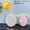 Molde de silicona de flor de lirio del valle, molde para etiqueta de flor de yeso para aromaterapia, pieza de expansión para armario de colgante DIY, molde de silicona