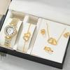 Relógio Feminino Popular Romano com Diamantes Moda Relógio de Quartzo com Diamantes Completos Atacado de Fábrica Relógio Bracelete W para Mulheres
