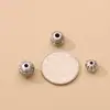 Venta al por mayor Plata Pura 99 Plata Dura 3D Estilo Chino Retro Accesorios de Cuentas Espaciadoras para Pulseras de Bricolaje Cuentas Sueltas de Plata Pura Cuentas de Calabaza con Carácter de Bendición