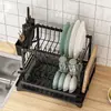 Estante Multifuncional para Platos en Encimera de Cocina, Estante Escurridor para Tazones y Platos, Estante Doméstico para Almacenamiento de Tazones y Palillos, Estante para Secar Platos