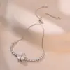 Colar para Mulheres, Conjunto Rotativo de Flor de Quatro Pétalas com Pedra Olho de Gato, Brincos, Colar Flor de Quatro Pétalas, Anel, Conjunto de Pulseiras Populares