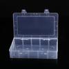 Caja Vacía Grande de Plástico con 15 Compartimentos y Tapa Exhibidor de Muestras Joyería Componentes de Joyería Papelería Almacenamiento Caja de Almacenamiento
