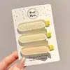 Pinzas para el pelo de cuero con forma de estrella y nube para niñas, Pinzas Bb dulces y geniales para flequillo y cabello lateral, Accesorios para el pelo para niñas