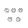 Atacado Prata Pura S999 Contas Espaçadoras Moeda Cinco Imperadores Dupla Face Prata Dura 3D Acessórios para Pulseira DIY Vintage