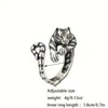 Anillo de Tigre de Aleación, Tamaño Ajustable, Superventas Transfronterizo, Moderno y a la Moda, Venta Directa del Fabricante