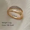 Anillo para Mujer Estilo Ins Nicho Anillo Dedo Índice Estilo Sexy Diamante Elegante Celebridad Cibernética Apertura Anillo Ajustable