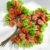 Galhos de árvores artificiais para decoração no atacado, galhos de bétula verdes para projetos de paisagismo, folhas de bétula em cores de outono, árvores falsas para ambientes internos e externos para jardinagem