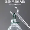 Barra retráctil y ajustable para secar ropa de aluminio espacial, Colgador de ropa engrosado, Estable y colgable, Estante de secado de ropa de almacenamiento, Acero inoxidable