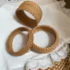 Pulsera Tejida de Ratán Hecha a Mano Étnica Pulsera Retro Bohemia Moda de Nicho de Alta Gama Pulsera Versátil