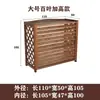 Cubierta Decorativa Embellecedora para Unidad Exterior de Aire Acondicionado Estante de Almacenamiento para Balcón Estante de Flores de Madera Madera Anticorrosiva Cubierta Protectora para Aire Acondicionado Blindaje para Unidad Exterior