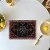 Individual de Mesa de Cocina Multicolor Bohemio Transfronterizo de Amazon Retro Moderno Geométrico Arte Abstracto Decorativo para Mesa de Comedor