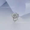 Anillo Giratorio Abierto para Alivio del Estrés con Diamantes, Versátil y de Alta Gama, Anillo Giratorio Color-Conservante Chapado en Cobre, Unisex, Mayoreo
