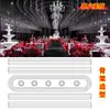 Accesorios de Techo para Bodas Marco de Cristal Bastidor de Cuentas de Posicionamiento Anillo Redondo Forma de Arco Decoración Superior para Lugar de Boda en Hotel