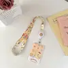 Conjunto de Cartões Retrátil Estudante Sanrio Conjunto de Cartões Crianças Cartão de Ônibus Refeição Cartão de Baú de Coleta Cartão Escolar Jardim de Infância Corda Longa para Pendurar no Pescoço