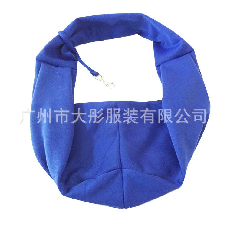 D-013时尚单肩斜挎宠物背包宝蓝色3