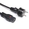 Enchufe impermeable de calibre europeo Enchufe de cable de alimentación europeo Cable de calibre europeo
