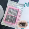 Pestañas postizas transfronterizas para mujeres europeas, americanas, asiáticas y mestizas con maquillaje atrevido, pestañas exclusivas que son deslumbrantes a primera vista, más vendidas en Amazon, DIY