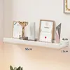 Estantería de pared Mueble flotante para TV en sala de estar Estante de almacenamiento de pared de una sola palabra Máquina para juguetes caseros Estante de almacenamiento de caja superior