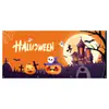 Tapiz de Fondo de Halloween Transfronterizo Hecho a Medida para Decoración de Ambiente de Fiesta de Festival al Aire Libre Banner de Tela Colgante 3X5