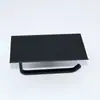Caja de Pañuelos de Acero Inoxidable 304 para Hotel Baño Portarrollos de Papel Higiénico Montado en Pared Estante de Almacenamiento sin Taladro Estilo Simple Negro