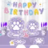 Transfronterizo Nuevo Lindo Tema de Pata de Perro Dopamina Suministros de Vajilla para Fiesta de Cumpleaños Decoración Colgante de Bandera Arreglo