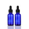 Nueva Botella de Loción de Vidrio Azul a Prueba de Luz Tónico Botella Pequeña de Spray Botella Cosmética Botella de Aceite Esencial Botella de Perfume