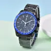 2025 Estilo Quente de Exportação Moda Série Speedmaster Cronógrafo Multifuncional Comemorativo Relógio Masculino de Quartzo