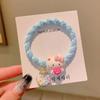 Acessórios de Cabelo Sanrio Fofo Cachorro Gui Kulomi Corda de Cabelo Coração de Menina Anel de Cabelo Elástico Alto Amarrador de Cabelo Borracha Tendão Corda de Cabelo