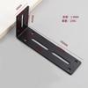 Conector Laminado Código de Ângulo com Furo Longo Conector Multifuncional Código de Ângulo Ajustável Espessamento Ajustável Suporte de Código de Ângulo Reto de 90 Graus