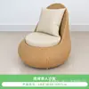 Conjunto de cadeiras de vime personalizadas para pátio externo, conjunto de três peças de vime com mesa de vidro, varanda, cadeira de corda para lazer, combinação de mesa de centro
