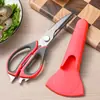 Tijeras de cocina acero inoxidable tijeras multifuncionales tijeras para huesos herramienta fuerte tijeras para refrigerador tijeras para exteriores venta al por mayor comercio exterior