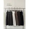 JUICE2026 Otoño Estilo Coreano para Mujer Simples Elegantes Holgados Adelgazantes Cubre Cadera Atados Casuales Pantalones P260110
