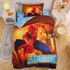Conjunto de Três Peças de Têxteis para Casa Transfronteiriço Roupa de Cama Homem-Aranha Cobertor de Quilt de Comércio Exterior Branca de Neve Escovado Infantil Peça Única Dropshipping