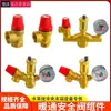 Válvula de Alívio de Pressão 4 Pontos 6 Pontos Ar Condicionado Sistema Hvac Energia do Ar Tanque de Água Caldeira Ângulo Válvula de Escape Automática Manual
