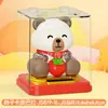 Grande Capivara Automática Solar com Cabeça que Balança de 3 polegadas Fofa Ornamento Atrator de Sorte Loja Presente Decoração Curativa