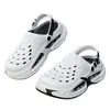 Sandalias perforadas de suela gruesa para hombre para verano, sandalias cerradas antideslizantes de EVA, zapatos de playa transpirables, zapatos para exteriores, a la moda