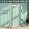 Estante de Secado de Acero Inoxidable de Pie Elevado para Interior Exterior Colgador de Ropa para Habitación de Alquiler Barra de Secado de una Sola Capa Duradera