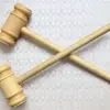 Martelo Dourado Adereços Selo Adesivo Martelo de Madeira Martelo Ovo Dourado Quebrando Ovo Dourado Flor Dourada Martelo de Madeira