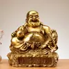 Adornos de Buda de Latón Adornos de Buda Maitreya de Latón Artesanías y Adornos de Buda Maitreya y Fortuna