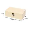 Caja de Almacenamiento Rectangular de Madera Spot Caja de Regalo de Madera de Pino Caja de Regalo Exquisita de Madera Caja de Madera Caja de Madera al por Mayor