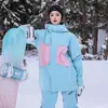 Chaqueta de Esquí Supreme 2026 para Mujer, Impermeable 3L Acolchada Profesional para Snowboard, Ajuste Holgado Estilo Americano Abrigo de Hombre, Equipo Resistente al Frío