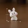 Mini Paisagem Pequenos Enfeites Animal Cartoon Fofo Palácio Celestial Coelho Fofo Jardinagem Musgo Mini Resina Decorações Acessórios