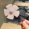 Artefacto para Quiebre de Cabello Infantil Peine para Cabello Acabado de Flequillo Horquilla de Flor Accesorios para el Cabello de Verano Parte Trasera de la Cabeza Horquilla para Cabello Femenino Tocado
