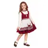 Disfraz Infantil de Caperucita Roja para Halloween Obra de Teatro de Halloween Rendimiento Lolli Encaje Conjunto de Caperucita Roja Disfraz