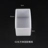 Molde de gota de cristal DIY papoula cuboide mesa resina flor seca preenchimento ornamentos retangulares molde de silicone