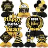Decoração de Festa de Ano Novo Suprimentos de Decoração de Ano Novo Ornatos Colmeia de Ano Novo Suprimentos para Festa de Feriado Display de Colmeia de Mesa Bola de Colmeia