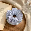 Goma para el pelo de lunares relajada estilo coreano para chicas dulces, versátil y suave, exquisito accesorio para el cabello para crear un peinado de moño tridimensional